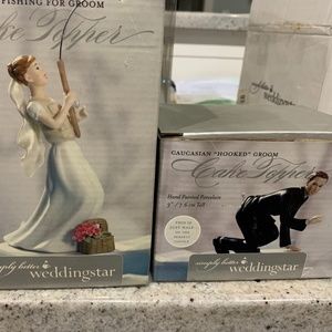 New bride groom cake topper